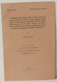 [Recension av:] T. Thunberg, Undersökninger öfver…