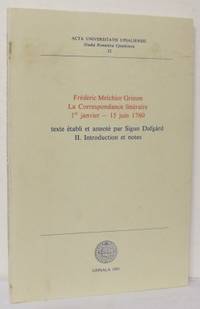 Frédéric Melchior Grimm La Correspondance…