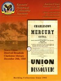 image of Raynors' Historical Collectible Auctions September 21st, 2006