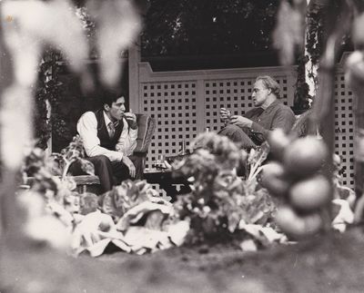 The Godfather (Original photograph of Al Pacino and Marlon Brando from the 1972 film)