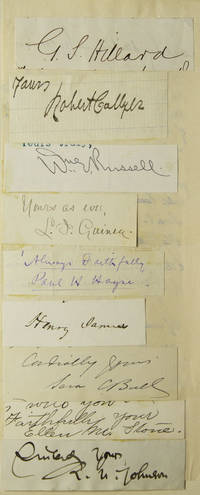 9 signatures attached to a card