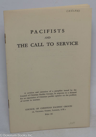 Pacifists and the Call to Service
