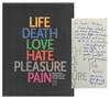 View Image 1 of 2 for Life Death Love Hate Pleasure Pain: Selected Works from the Museum of Contemporary Art, Chicago Coll... Inventory #205389