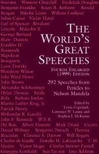 World's Great Speeches 1999