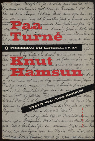 Paa Turne. 3 foredrag om litteratur utgitt ved…