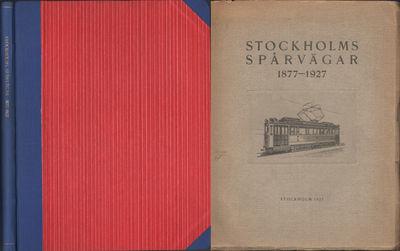 STOCKHOLMS SPÅRVÄGAR 1877-1927.