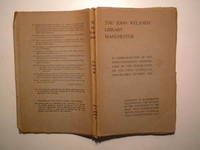 image of The John Rylands Library Manchester: catalogue of an exhibition Illustrating the history of the transmission of the bible, with an introductory sketch by the Librarian, and twenty-two facsimiles