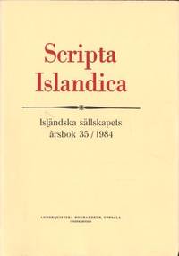 Scripta Islandica. Isländska sällskapets årsbok…