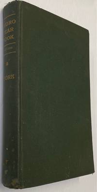 cover of Negro year book; an annual encyclopedia of the Negro, 1937-1938