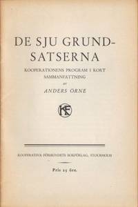 De sju grundsatserna. Kooperationens program i…