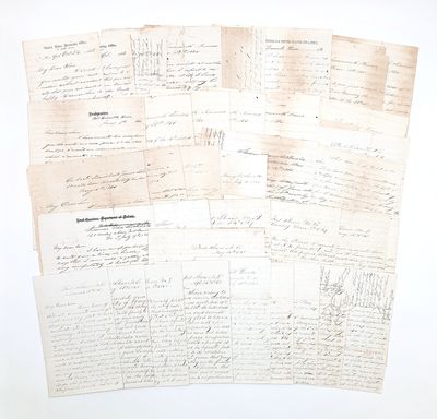 Letter archive from Army officer...