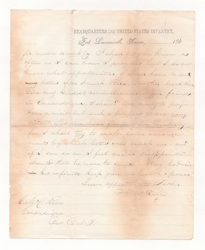 Letter archive from Army officer...; (photo 2)