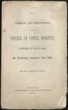 The Address and Proceedings of the Friends of Daniel Webster, Assembled in Faneuil Hall, on Wednesday, September 15th, 1852, in Massachusetts Convention