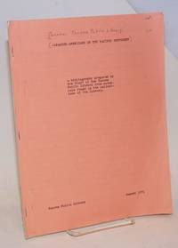 image of Japanese-Americans in the Pacific Northwest: a bibliography