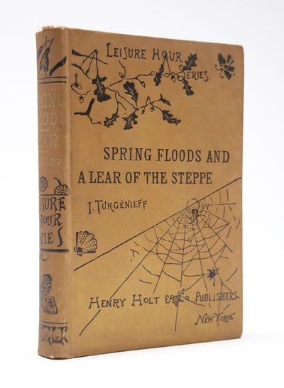 [SPIDER WEB BOOKBINDING]. Spring Floods and A Lear of the Steppe