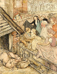 Just as the swineherd was taking the eighty-sixth kiss de RACKHAM, Arthur,artist