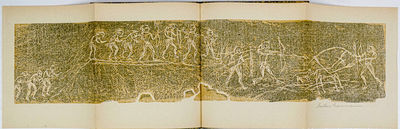 FRIJOLES CANYON PICTOGRAPHS RECORDED IN WOODCUTS AND HAND PRINTED BY GUSTAVE BAUMANN