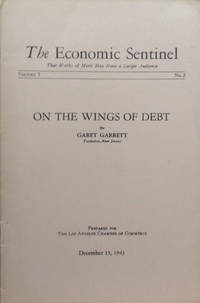 image of On the Wings of Debt: The Economic Sentinel, Volume 1, No. 2