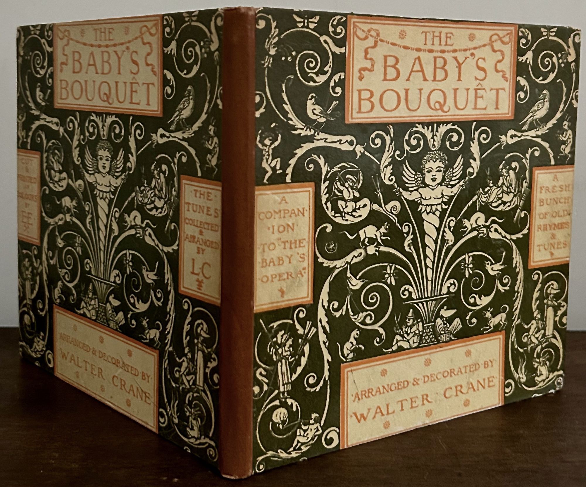 The Baby's Bouquet 1879年 絵本 イギリス 洋書 初版本 The Baby's Bouquet A Fresh Bunch of Old Rhymes & Tunes by Crane