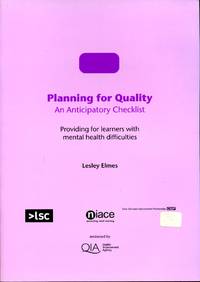 Planning for Quality : An Anticipatory Checklist