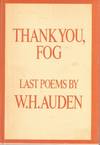 Thank You, Fog: Last Poems