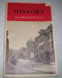 History from Blackwell's Catalogue 950 (2) 1972-73 by N/A
- Paperback
- 1972
- from Easy Chair Books (SKU: 126140)