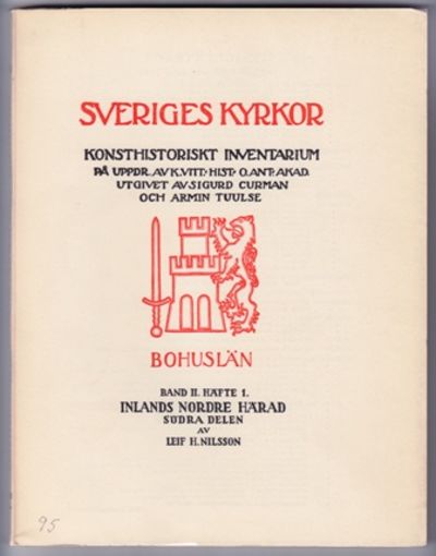 Kyrkor i Inlands Nordre härad. Södra delen.…