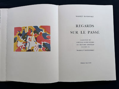 Kandinsky, Wassily. Regards sur le passé. With 10 woodcuts + Suite of 10 woodcuts in Japan, 1971
