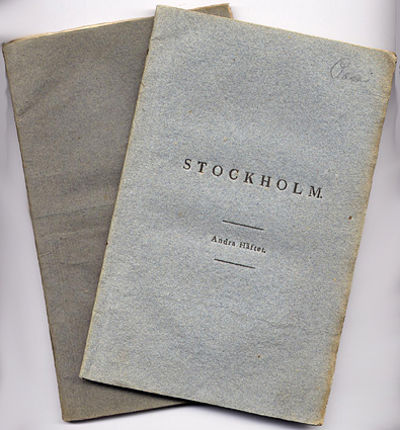 Stockholm, philosophisk, satirisk och poetisk…