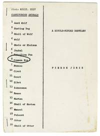 A Single-Minded Bestiary