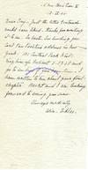 Hand-Written Letter From Alice Toklas Just Months After The Death Of Her Lover, Gertrude Stein: Just The Letter Gertrude Would Have Liked