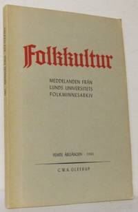 Folkkultur. Meddelanden från Lunds universitets…