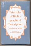 Principles Of Bibliographical Description