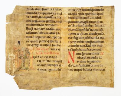 TEXT FROM A HOMILIARY IN LATIN