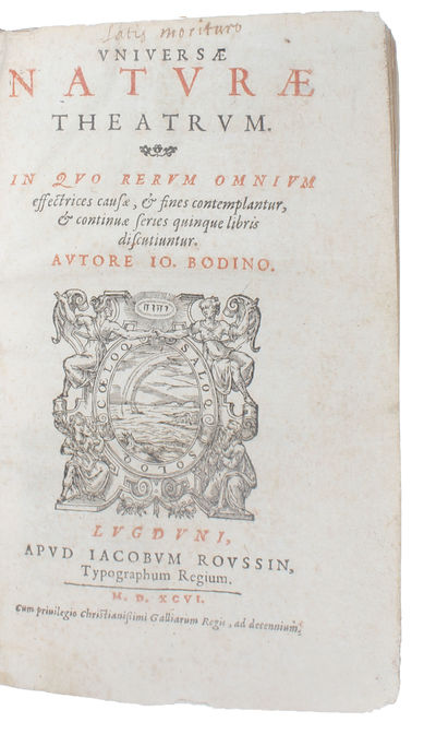 Universae Naturae Theatrum, In quo rerum omnium…