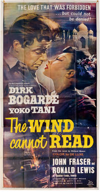 The Wind Cannot Read (Original three-sheet poster for the 1958 film) by Ralph Thomas (director); Richard Mason (novel, screenwriter); Dirk Bogarde, Yoko Tani, Ronald Lewis (starring) - 1960