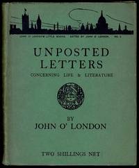 image of Unposted Letters Concerning Life and Literature