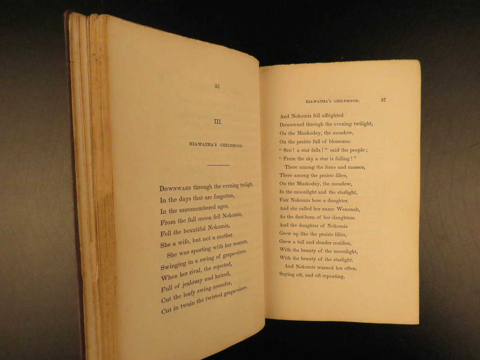 The Song of Hiawatha by Henry Wadsworth LONGFELLOW First 1855