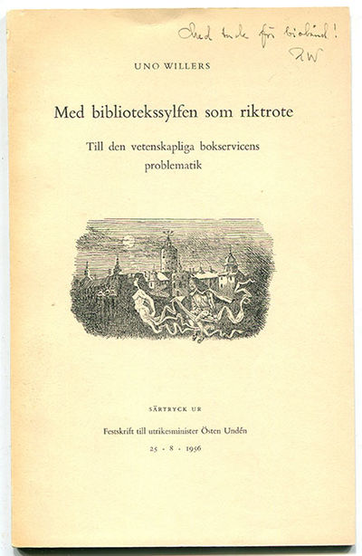 Med bibliotekssylfen som riktrote. Till den…
