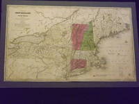 Map of New England and New York.