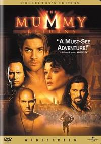 The Mummy Returns DVD Movie Rated PG-13 Widescreen Collector's Edition