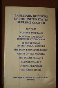 Landmark Decisions of the United States Supreme Court II