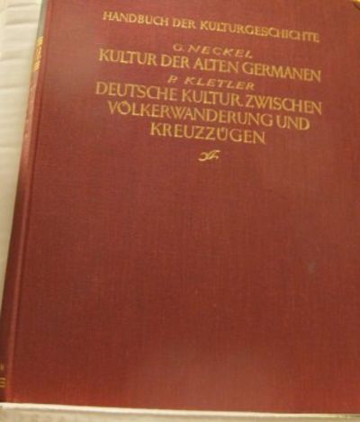 Kultur der alten Germanen./Deutsche Kultur…