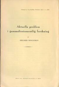 Aktuella problem i gammaltestamentlig forskning.