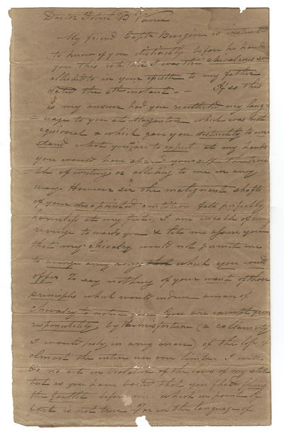 A Fatal Duel Set Up by N.C. Congressman & Later Republic of Texas’s Secretary of State
