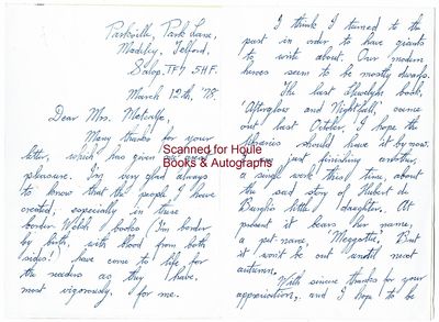 Autograph Letter Signed