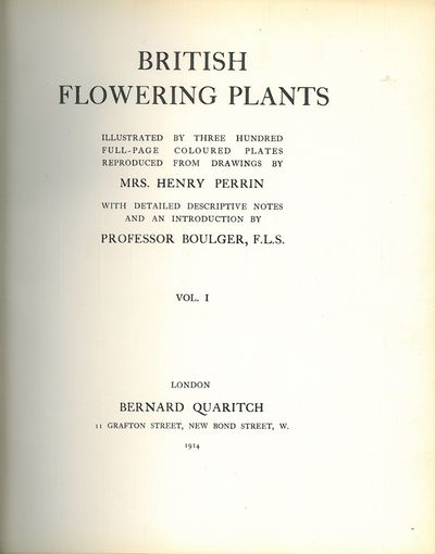 British flowering plants. Illustrated by three…