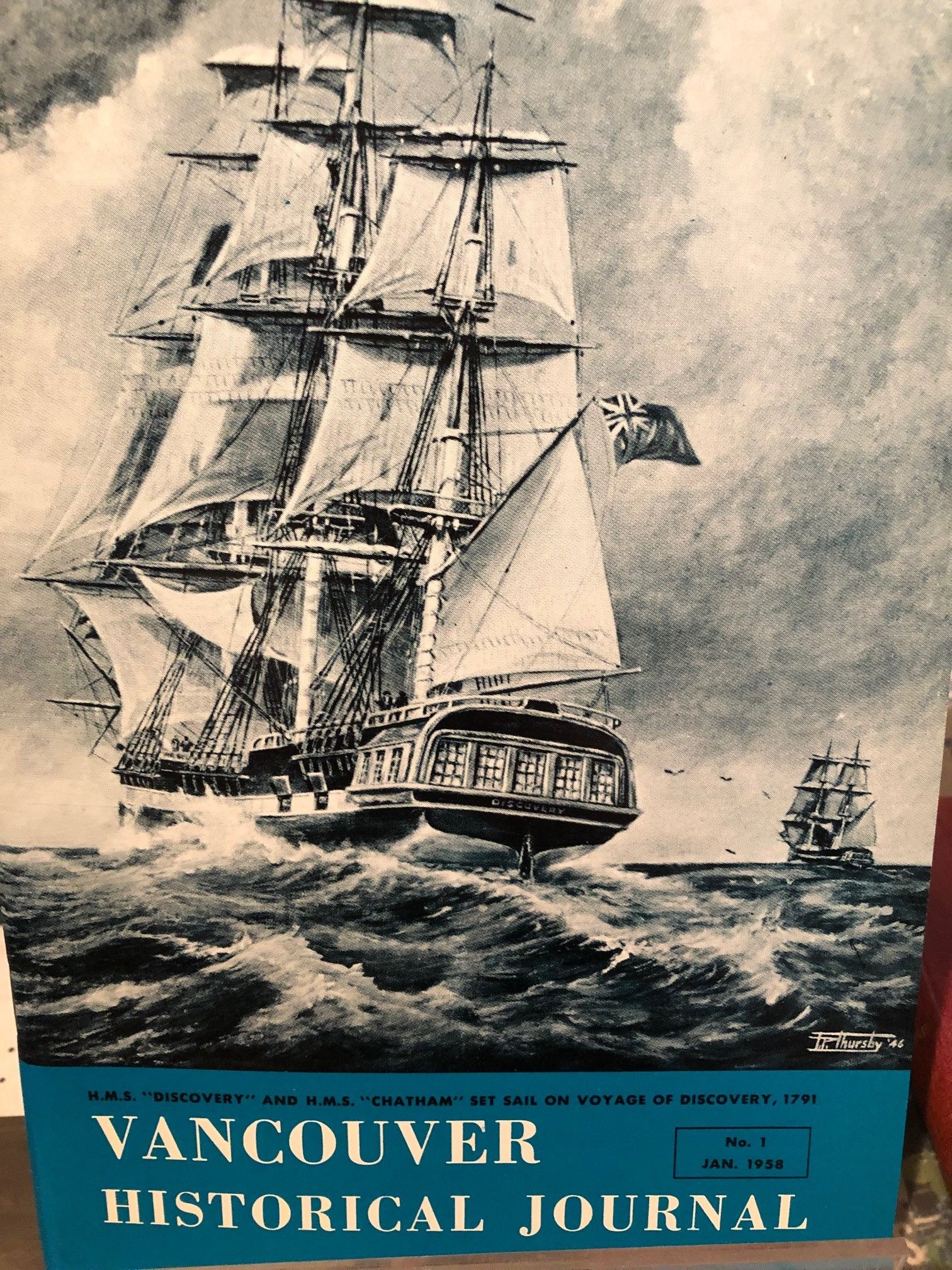 Vancouver Historical Journal No 1 by V.D Major J. S. Matthews