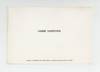 Exhibition card: Hanne Darboven (opens 13 October 1972)