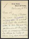 The Mother Of Executed Nurse Edith Cavell Writes A Letter About Building Cottages For Nurses To Remember Her Daughter